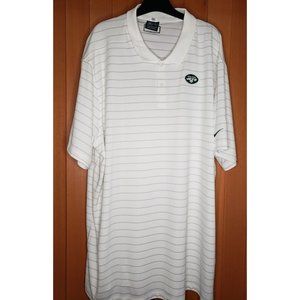 NIKE NY JETS POLO SHIRT Men's Size 3XL COACH WORN APPAREL EUC *Read description